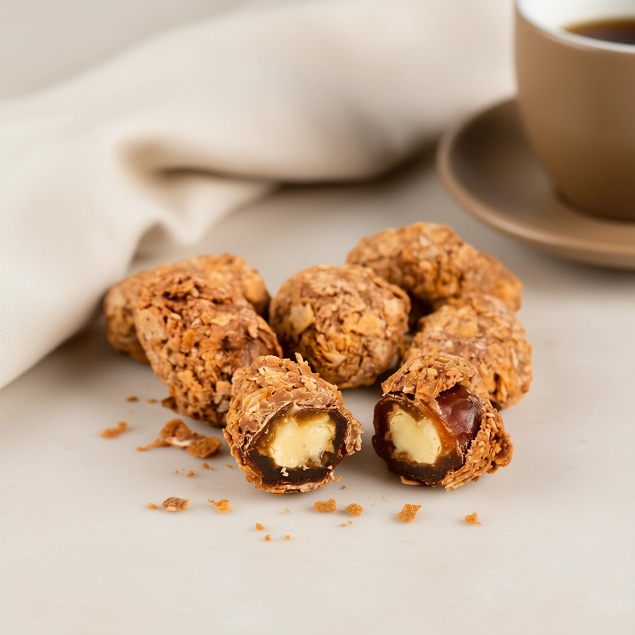 Crispy Chocolate Covered Dates with Almonds 500g (17.64 oz) - Exporgin | Türkiye Comes to You