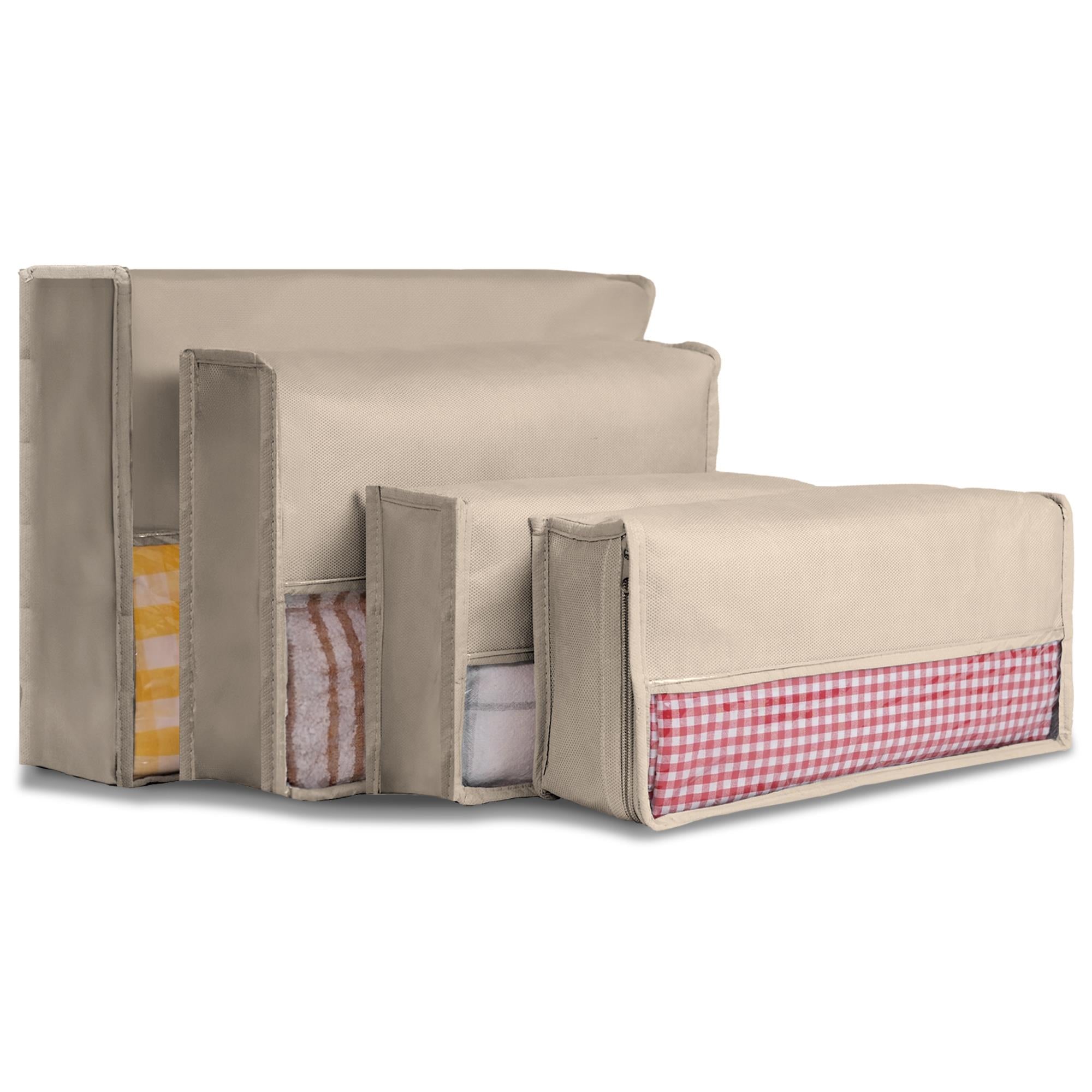 Cuty Home EV Textile Beige Koffer-Organisator-Set von 4