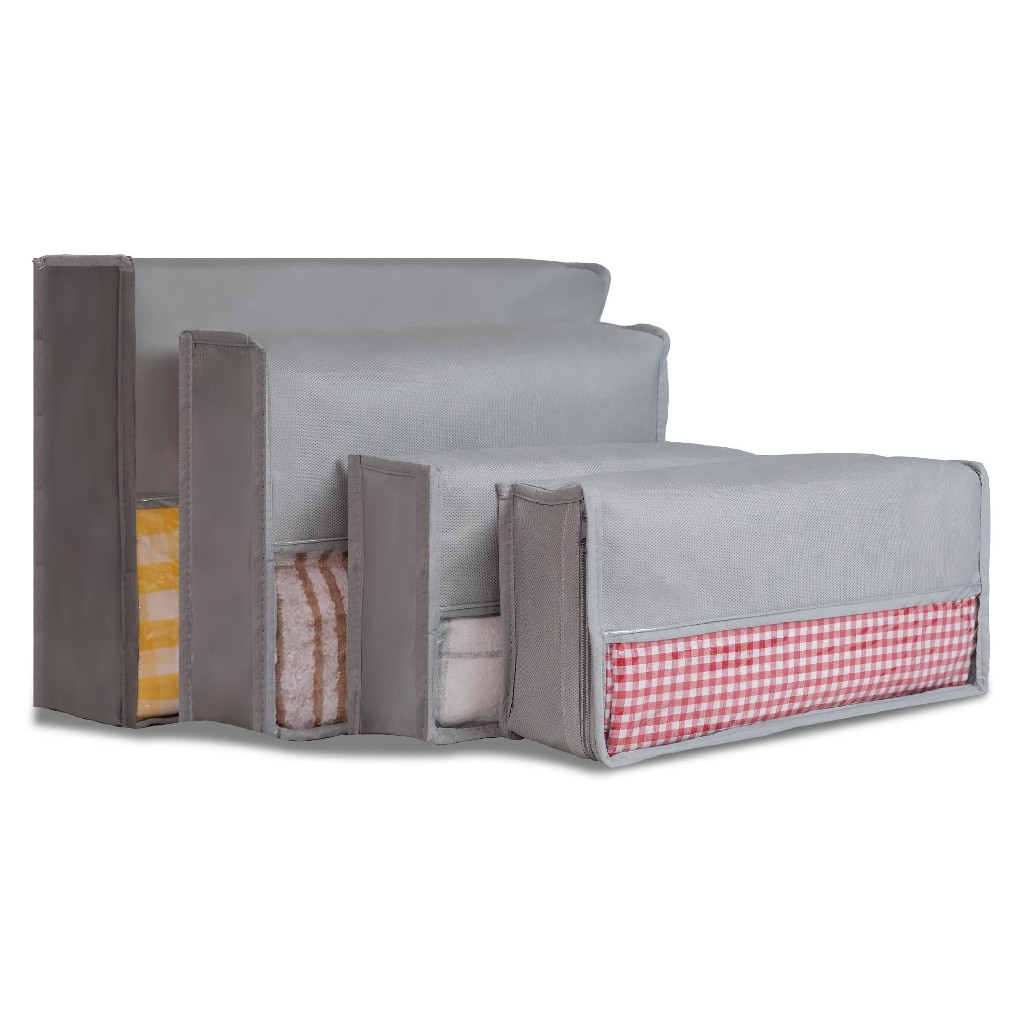 Cuty Home EV textile graue Koffer-Organisator-Set von 4