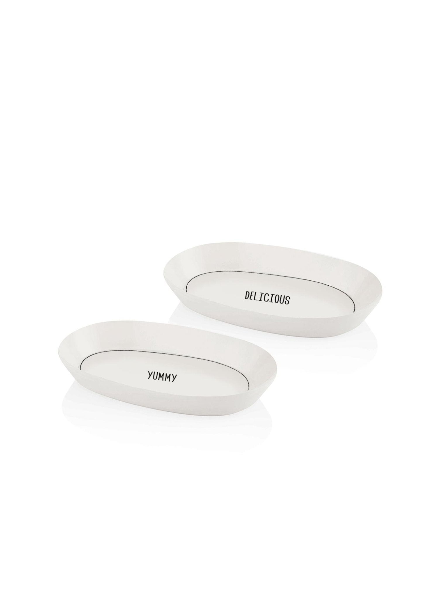 Daily Tunes Oval Serving Set of 2 26cm - Exporgin | Türkiye Comes to You