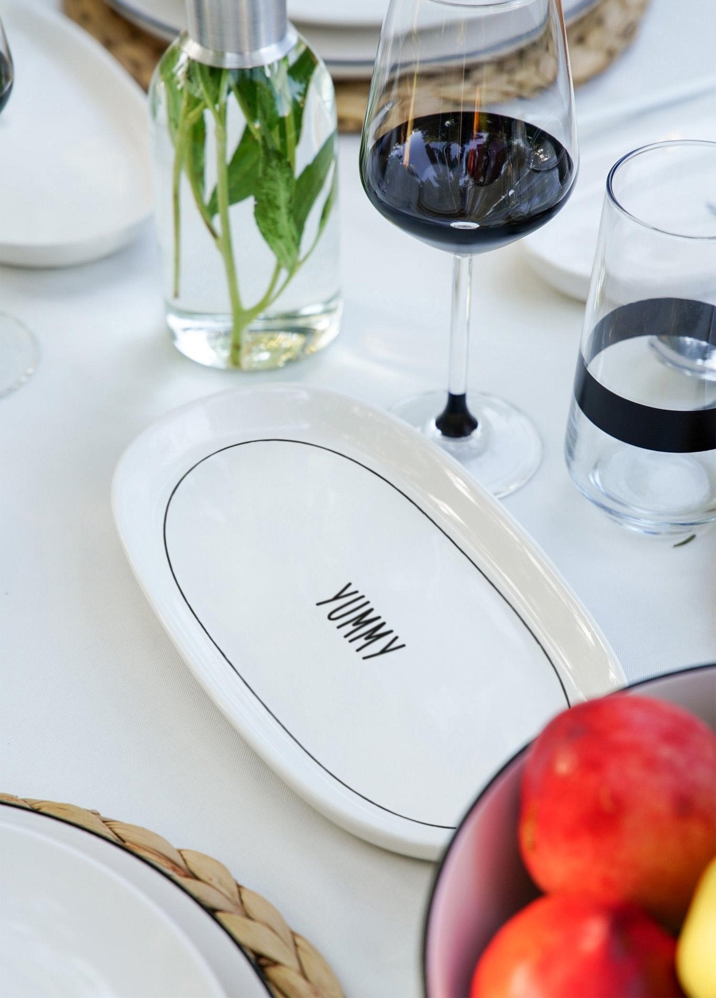 Daily Tunes Oval Serving Set of 2 26cm - Exporgin | Türkiye Comes to You