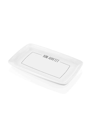 Daily Tunes Rectangular Service - 34x25cm DLY007 - Exporgin | Türkiye Comes to You