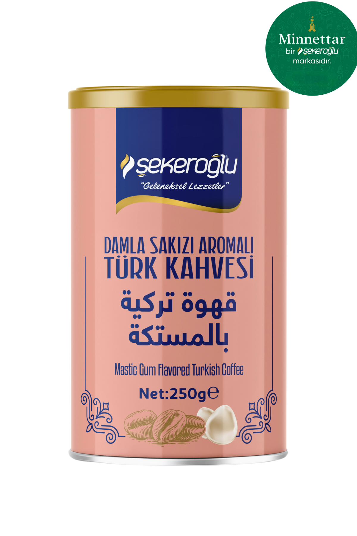 Mastischer türkischer Kaffee 250 Gr Spezialzylinderbox