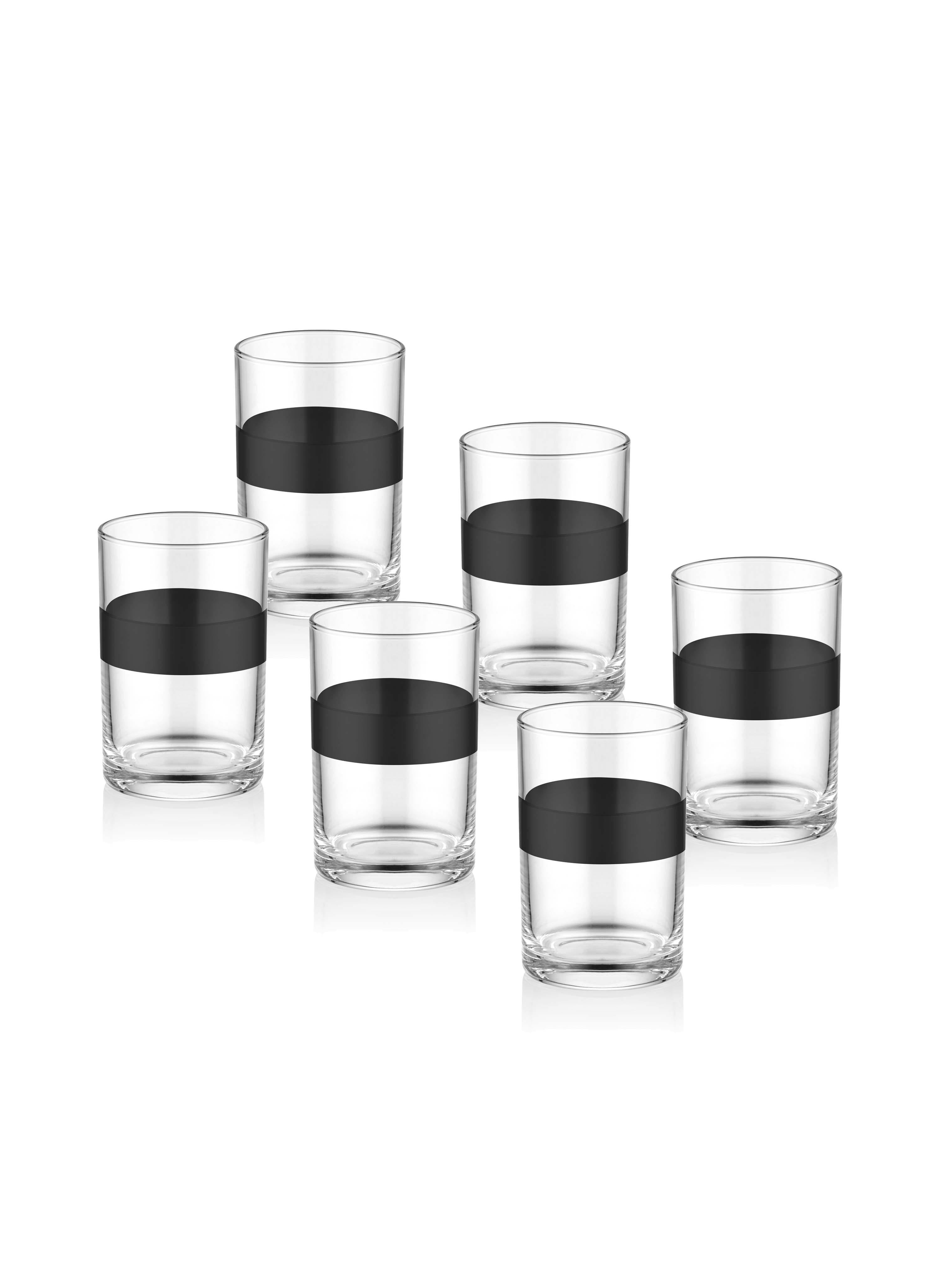 Dark Coffee Side Water Glass Set of 6