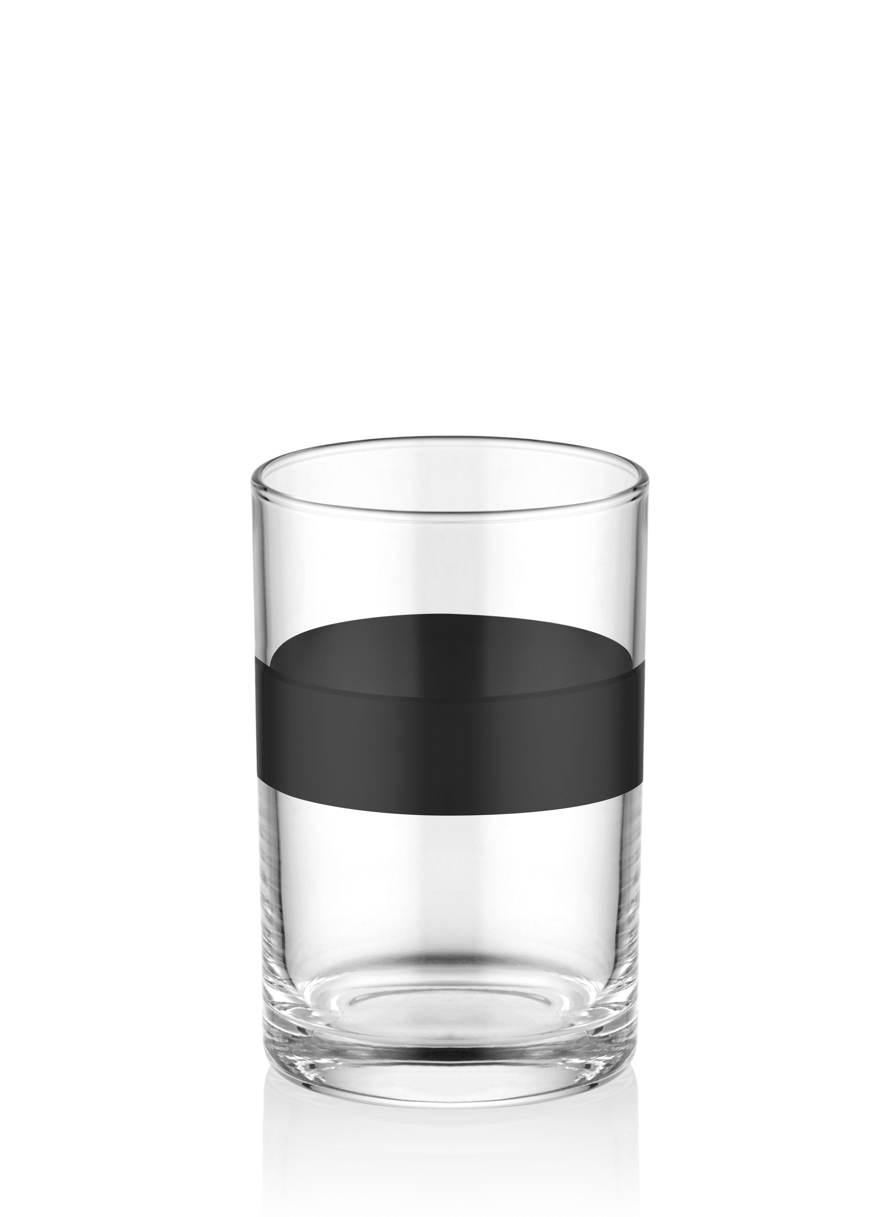 Dark Coffee Side Water Glass Set of 6