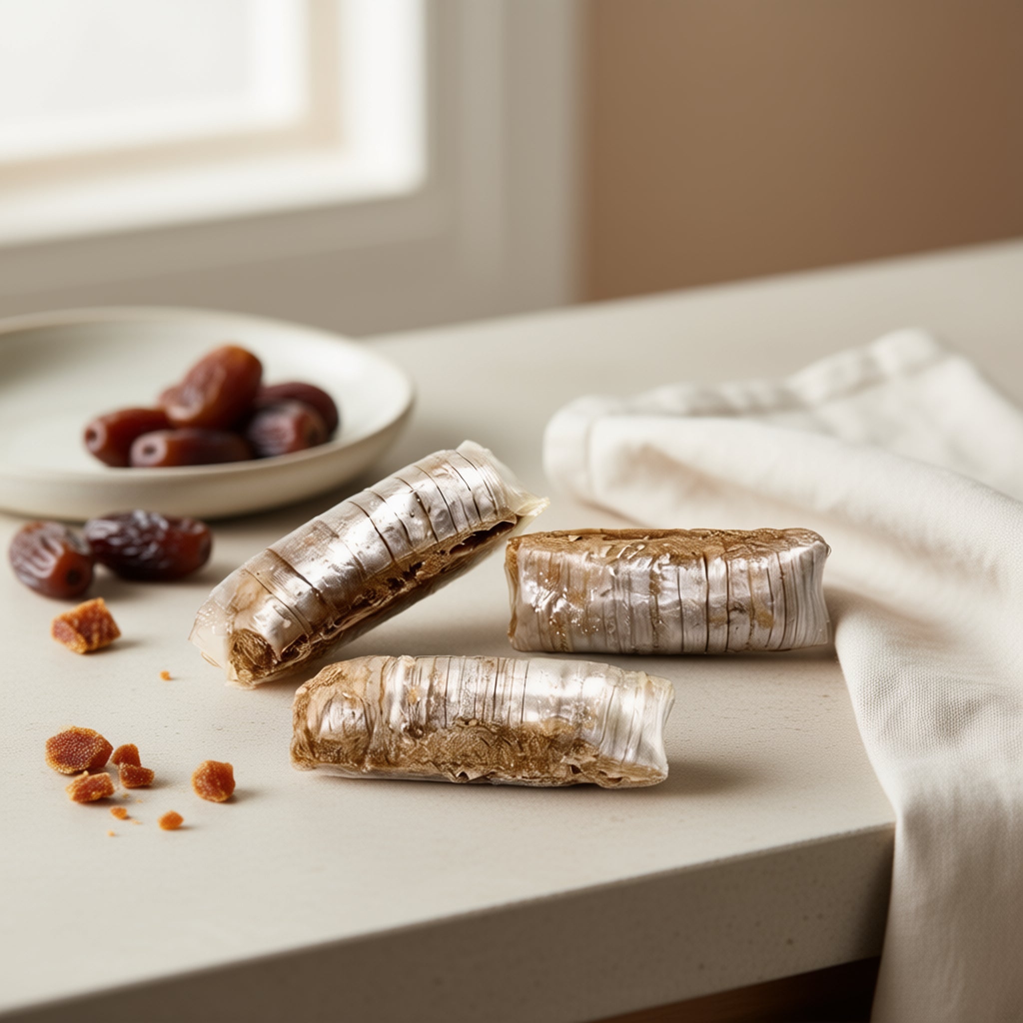 Dolcetto stile Mevlana avvolto in caramelle di datteri al gusto di dattero 350g (12.35 oz) - Exporgin | Türkiye Viene da te