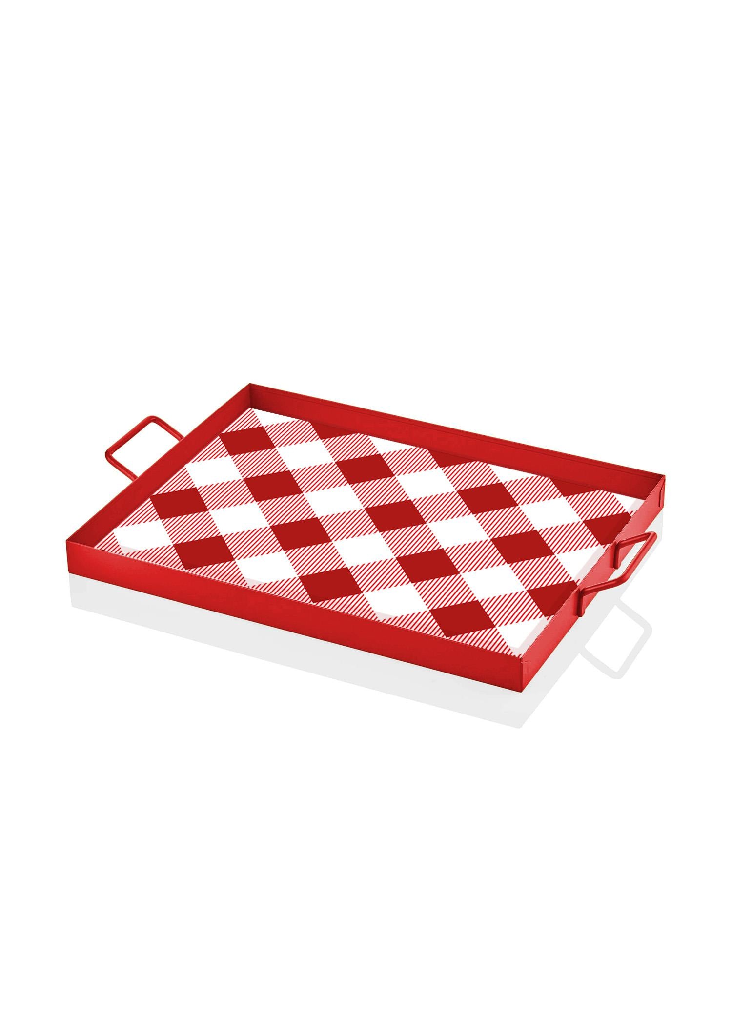 Decor Tray Red 40x30 Cm TPS0077