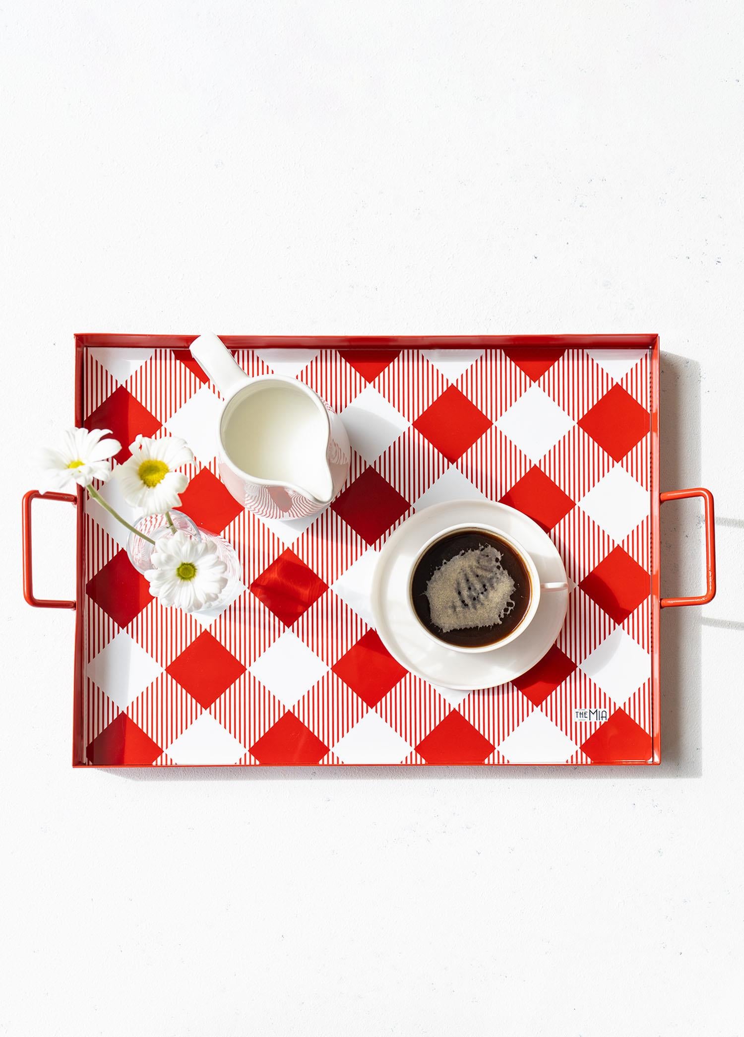 Decor Tray Red 40x30 Cm TPS0077