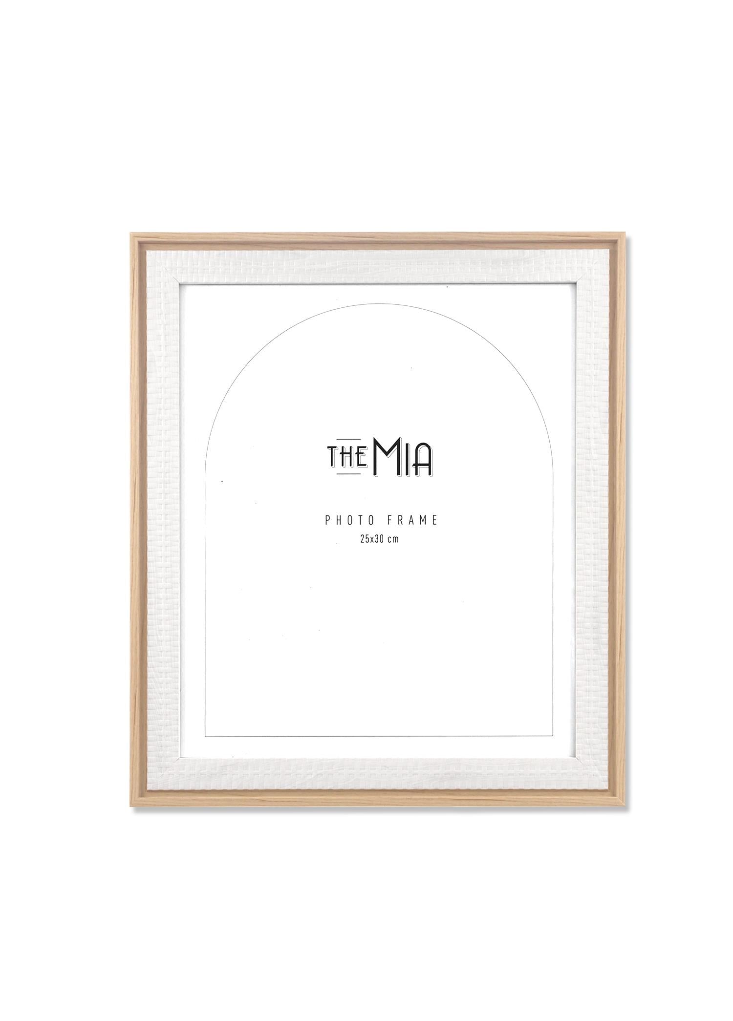 Vimini Photo Frame Beige 30x25 cm