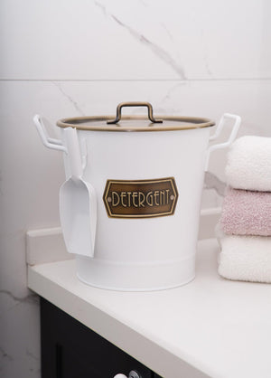 Detergent Storage Container White MGL0028 - Exporgin | Türkiye Comes to You