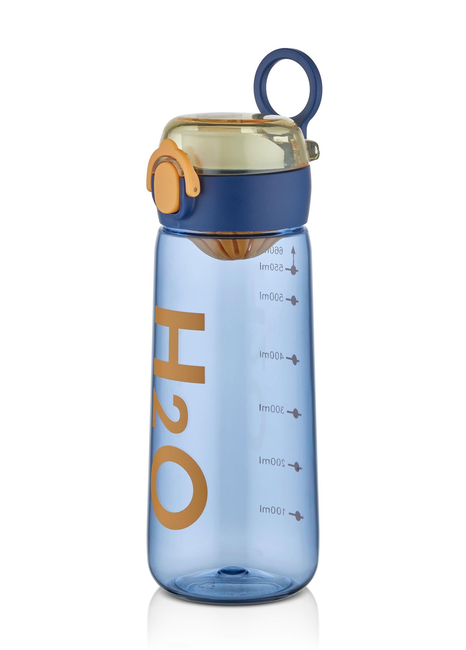 Detox Water Bottle Navy Blue 660 ml 76037