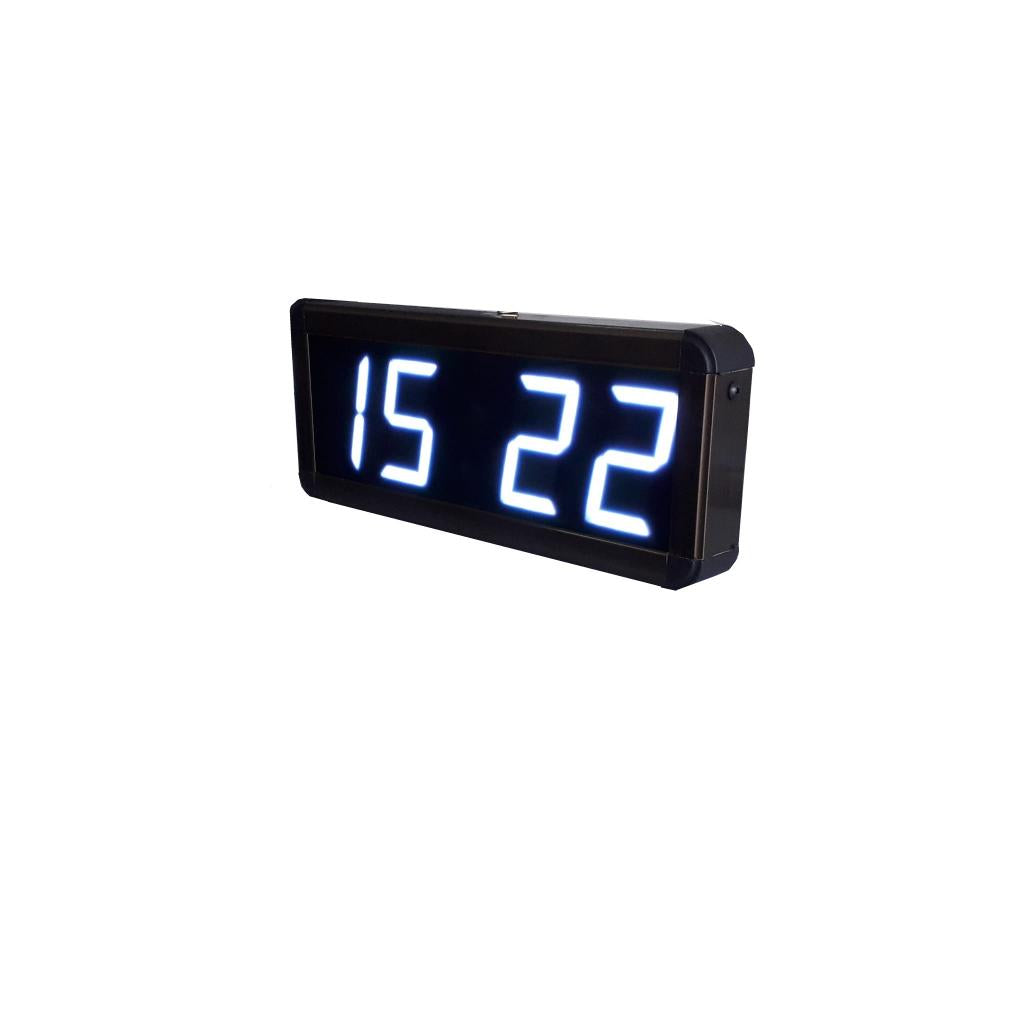 Digital Wall Clock (Case Dimension: 12x30 cm - White)