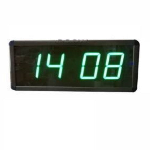 Digital Wall Clock (Case Dimension: 12x30 cm - Green)