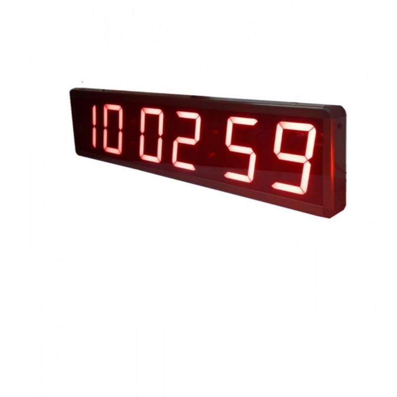 Digital Stopwatch and Clock (Case: 16x65 cm - Red)