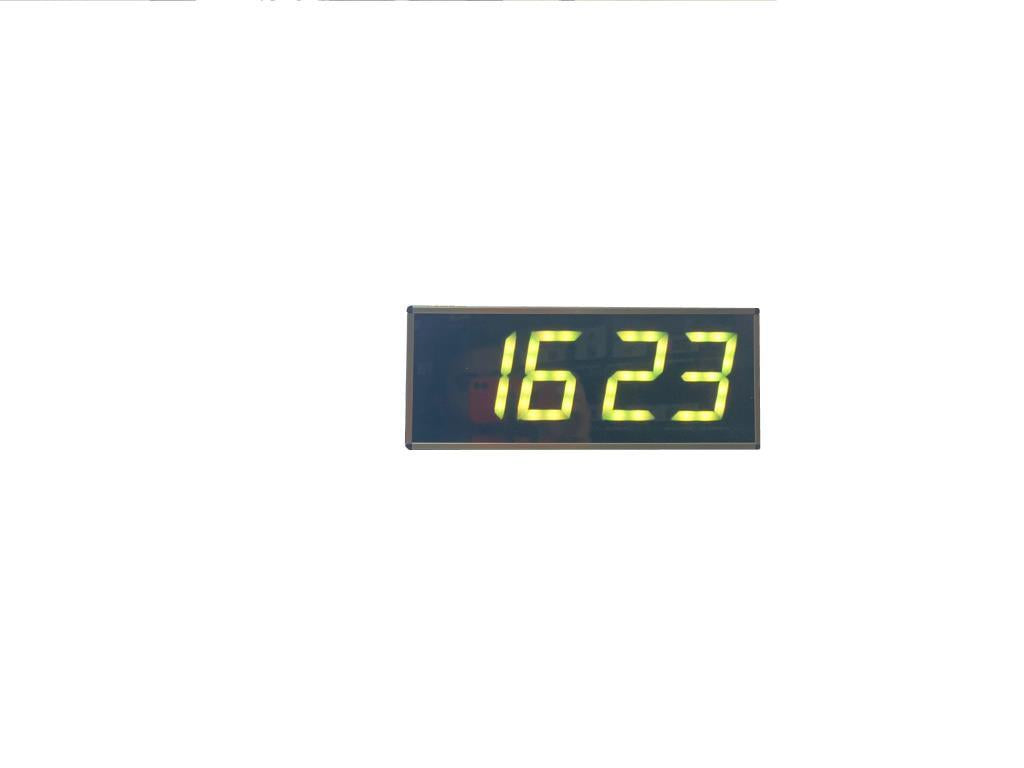 Digital LED Wall and Desk Clock with Degree - Red (Case Dimension: 15x37 cm)