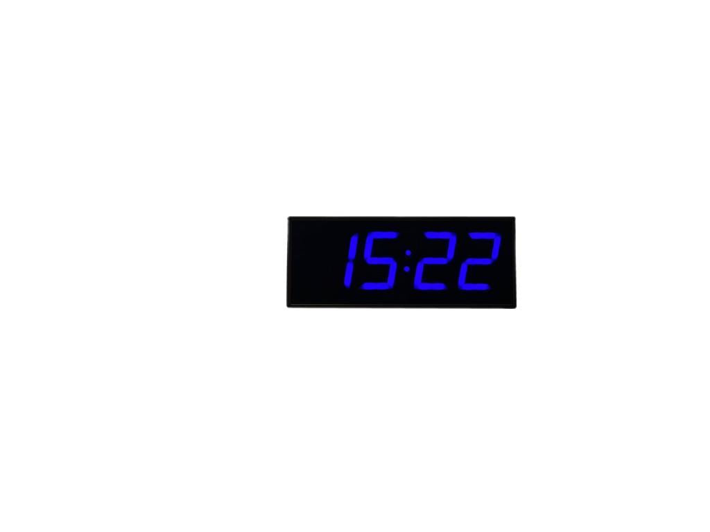 Digital LED Wall and Table Clock - Blue (Case Dimensions: 15x37 cm)