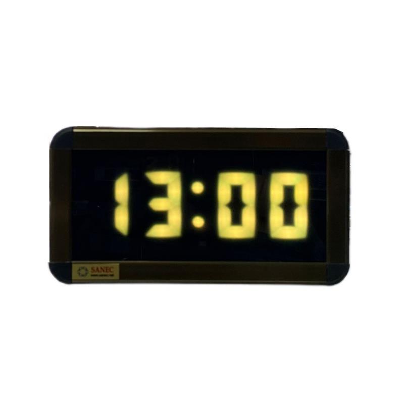 Digital LED Wall and Table Clock - Yellow (Case Dimensions: 7x17 cm)