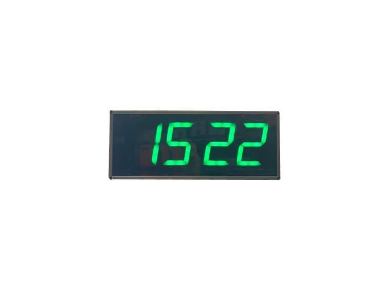 Température et humidité du mur de la LED numérique - vert (dimension du boîtier: 12x30 cm)