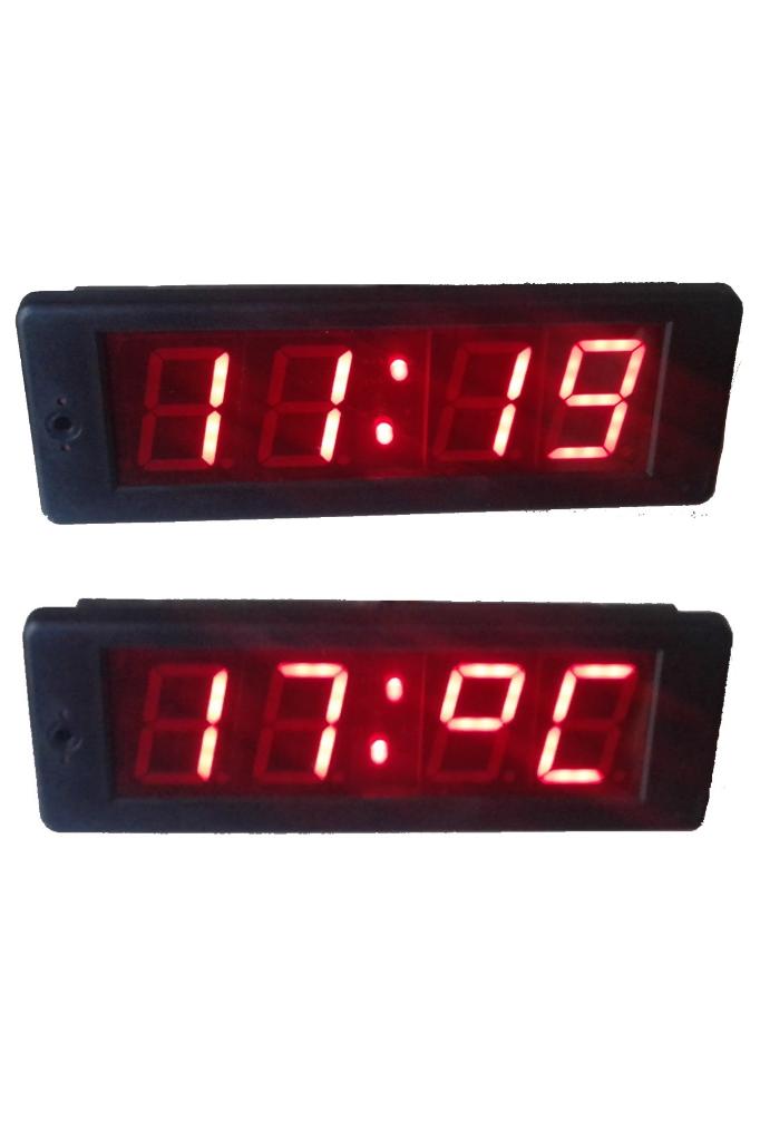 Digital Bus/Minibus Clock and Degree (Thermometer) (Case Dimension: 7x20 cm)