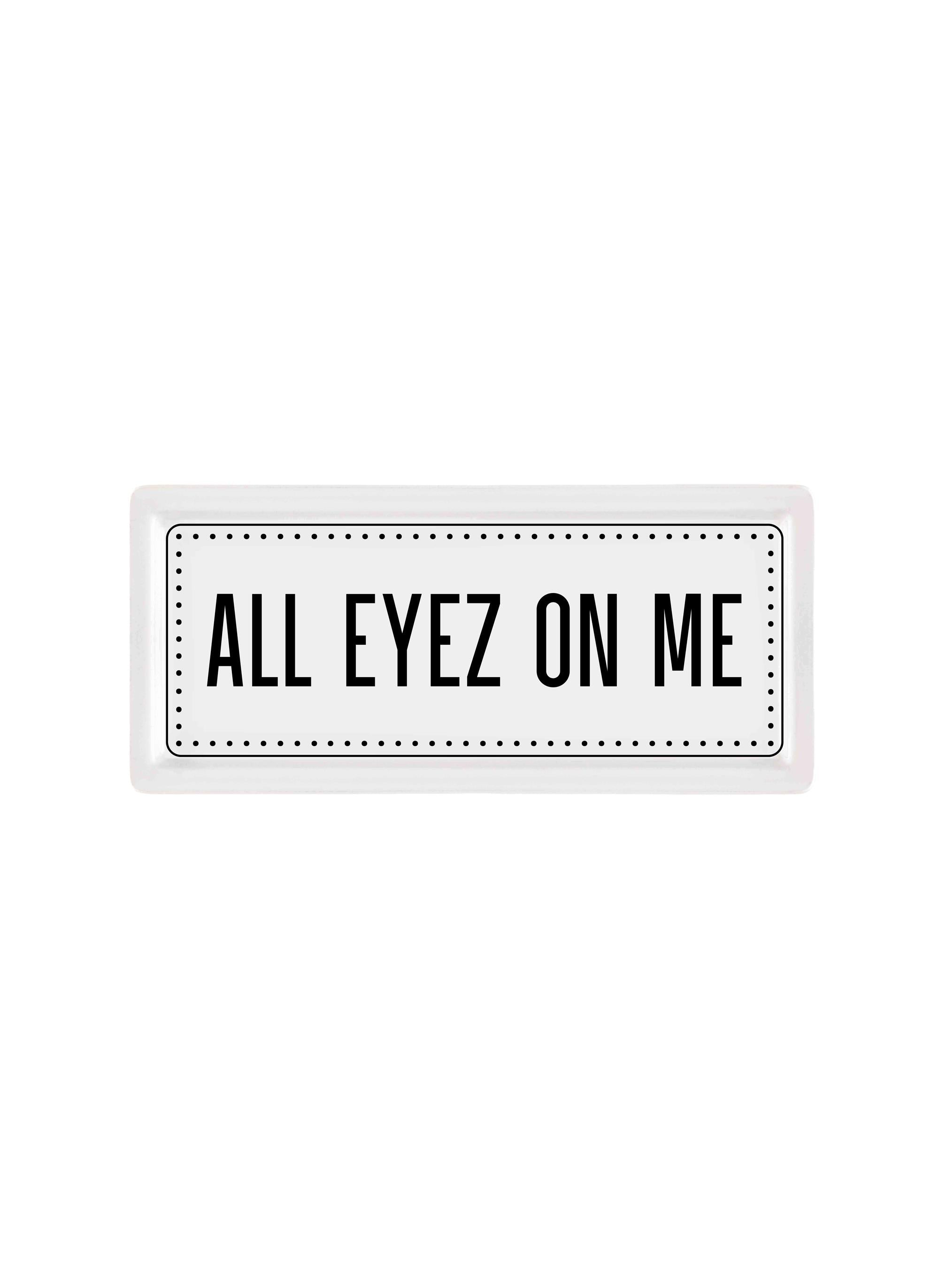 Rectangular Service All Eyez On Me - 35 x 16 Cm