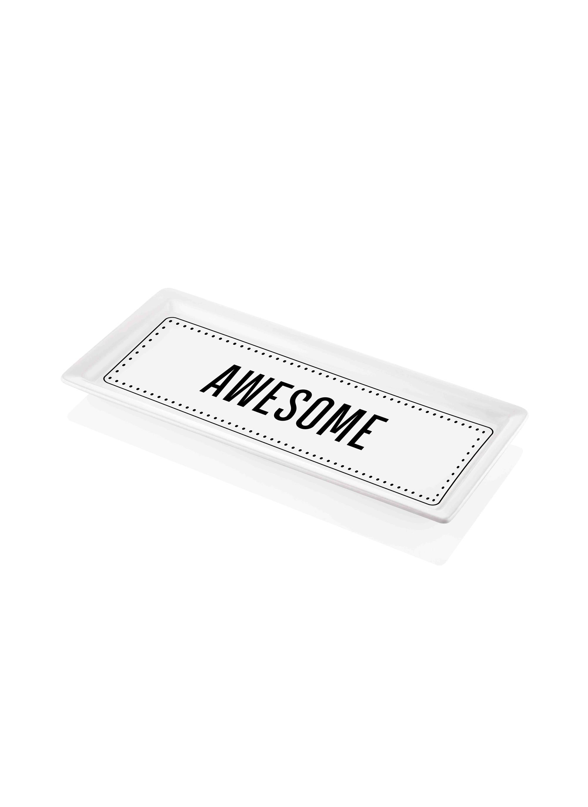 Rectangular Service Awesome - 35 x 16 Cm