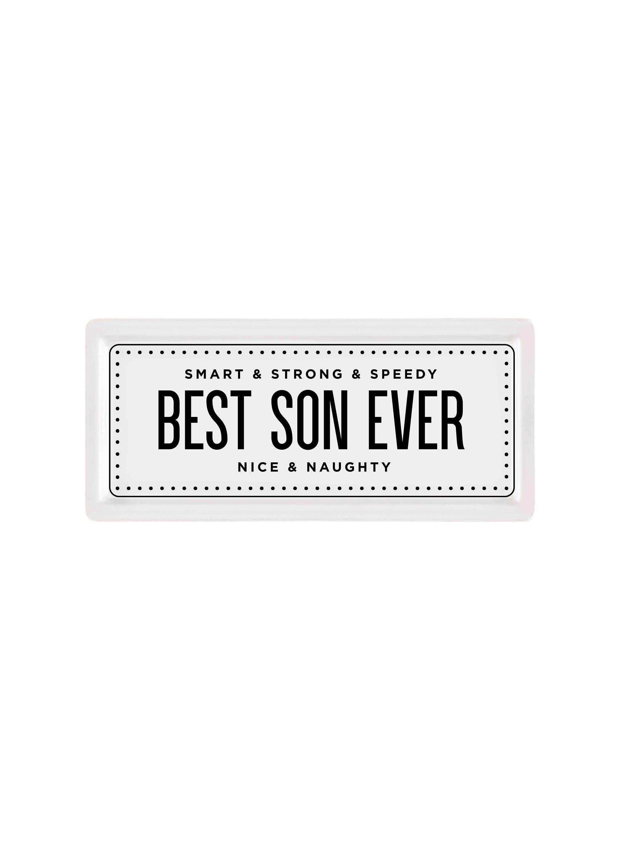 Rectangular Service Best Son Ever - 35 x 16 Cm