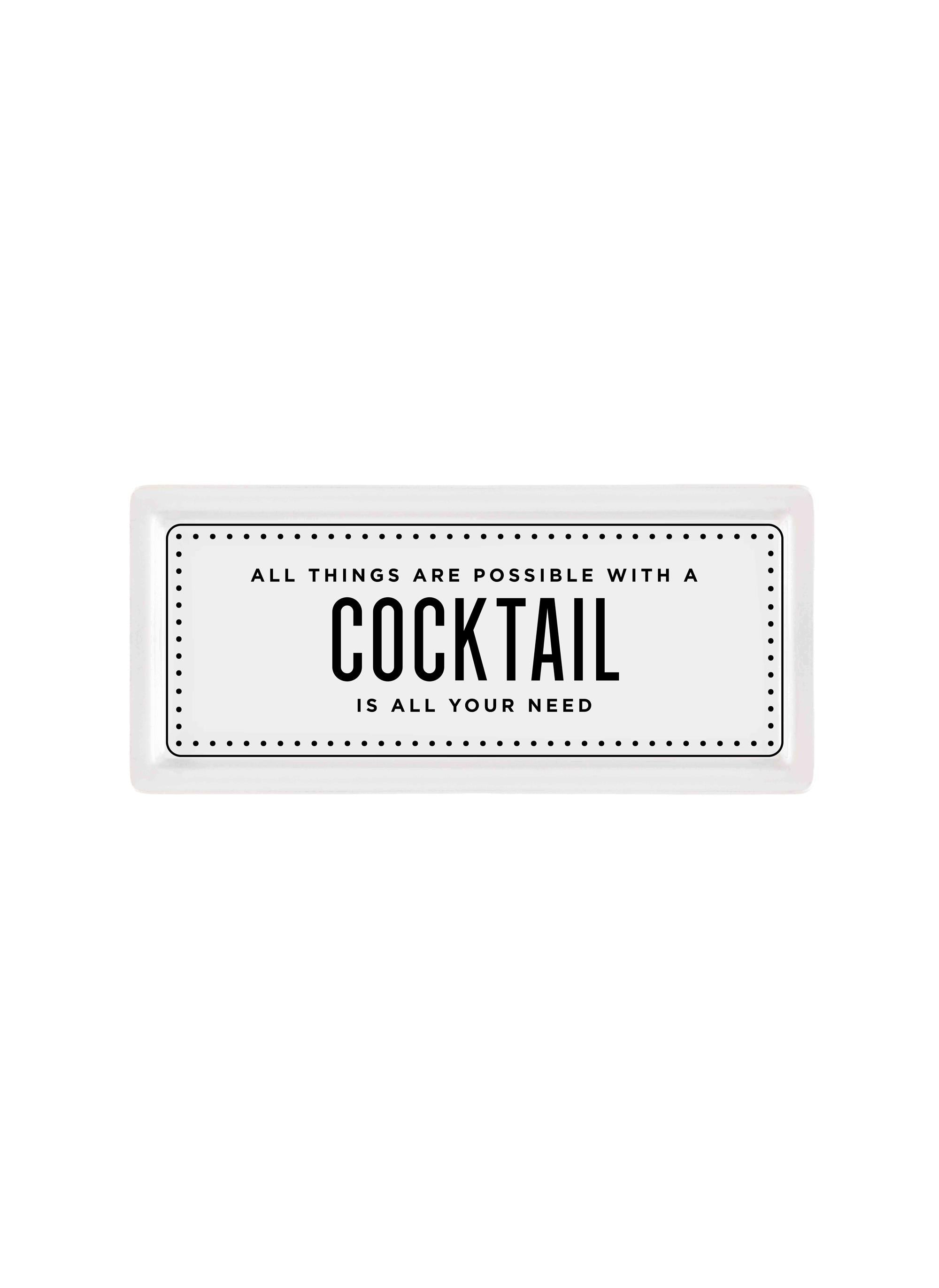 Rectangular Service Cocktail - 35 x 16 Cm