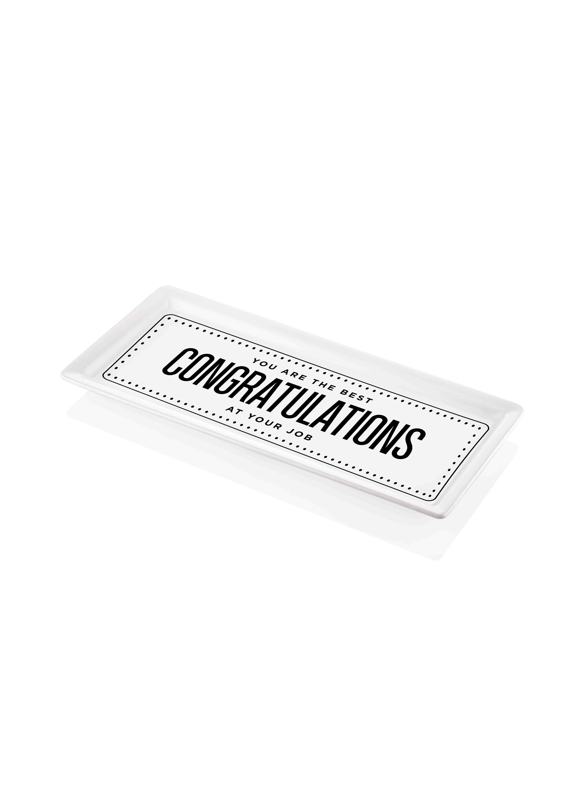 Rectangle Service Congratulations - 35 x 16 Cm