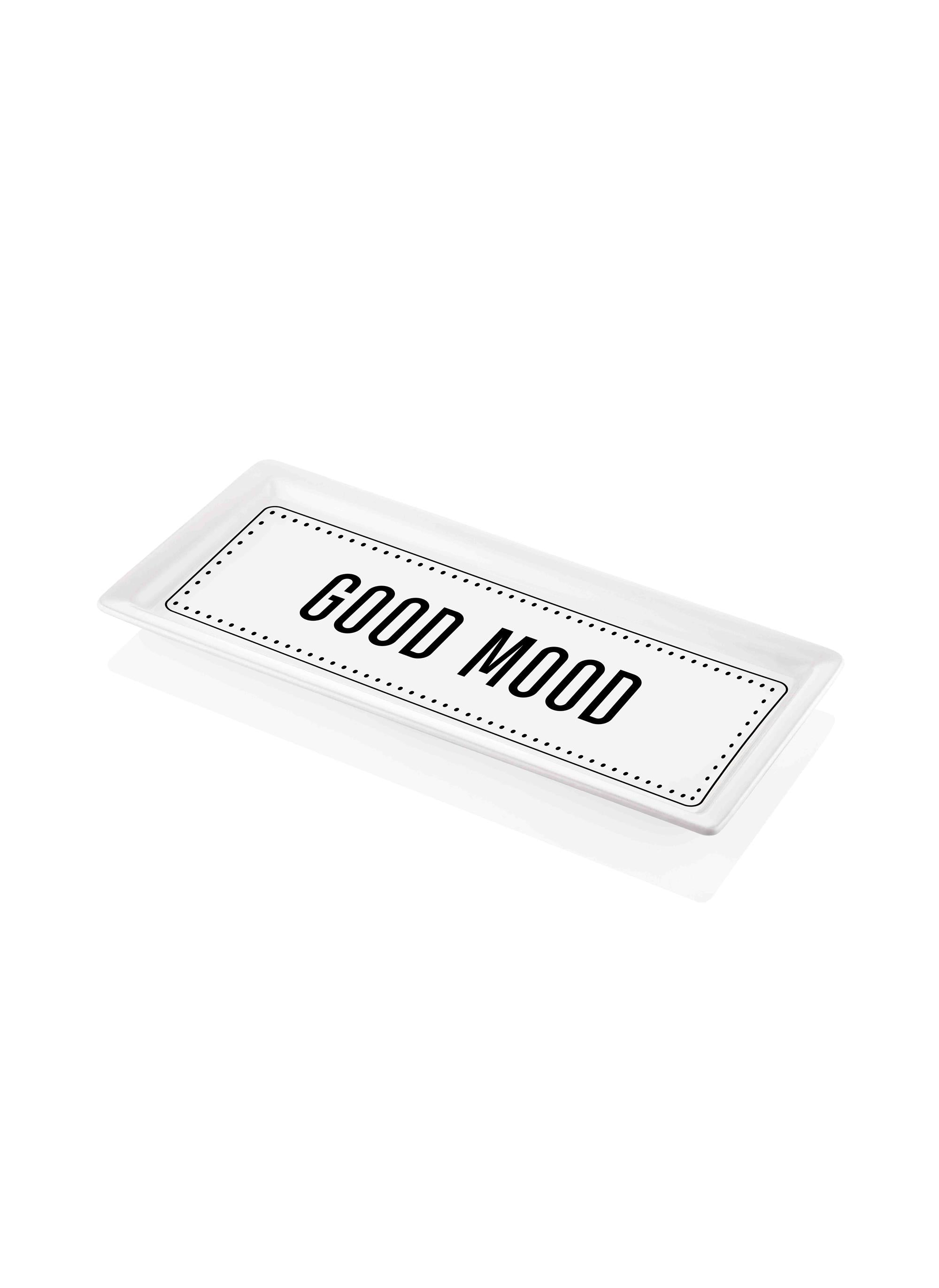 Rectangular Service Good Mood - 35 x 16 Cm