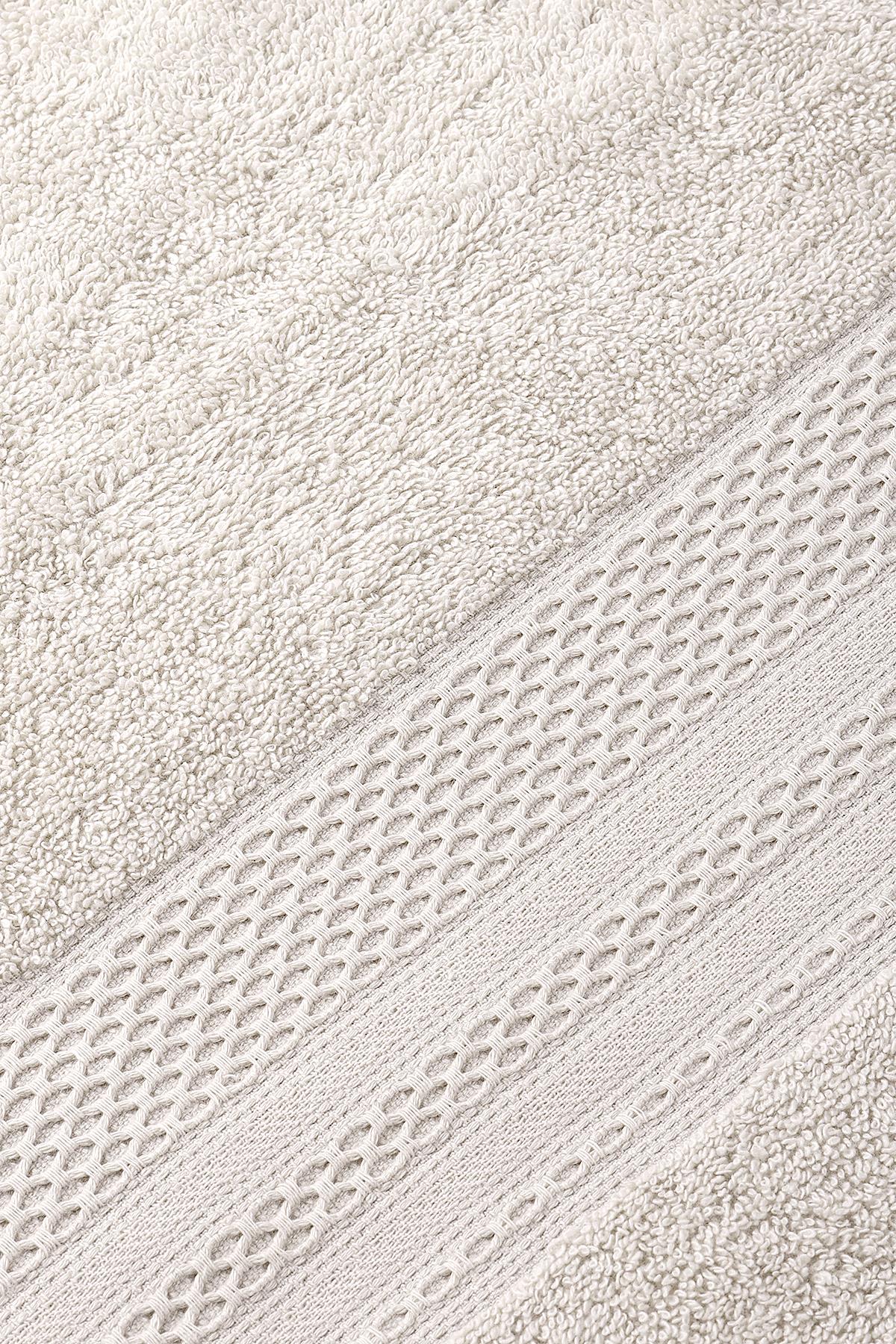 Softy - asciugamano a mano / viso in cotone naturale 100% 50x90 cm ECRU