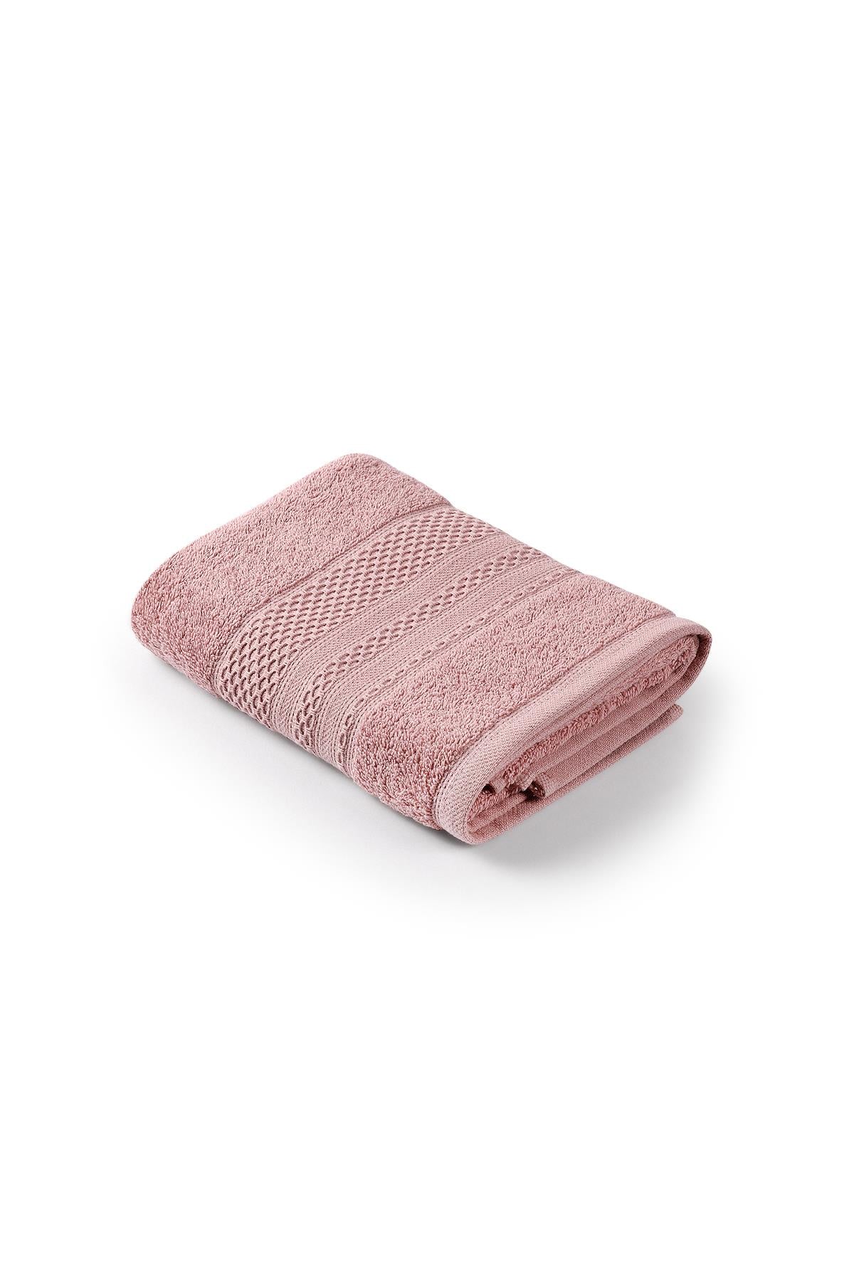 Softy - asciugamano a mano / viso in cotone naturale 100% 50x90 cm rosa