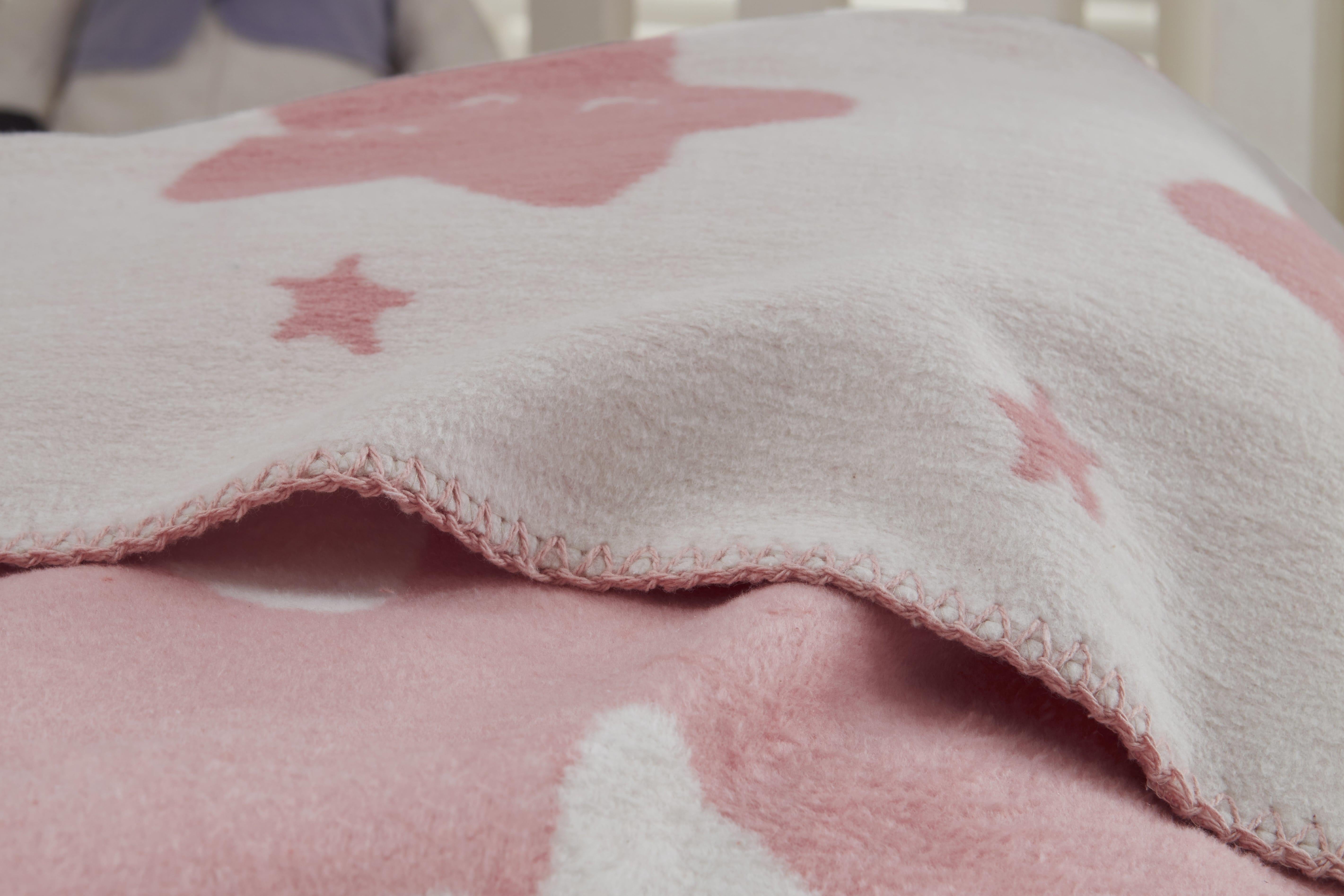 Dolce Bonita Home Cotton Baby Boppet Star Pink