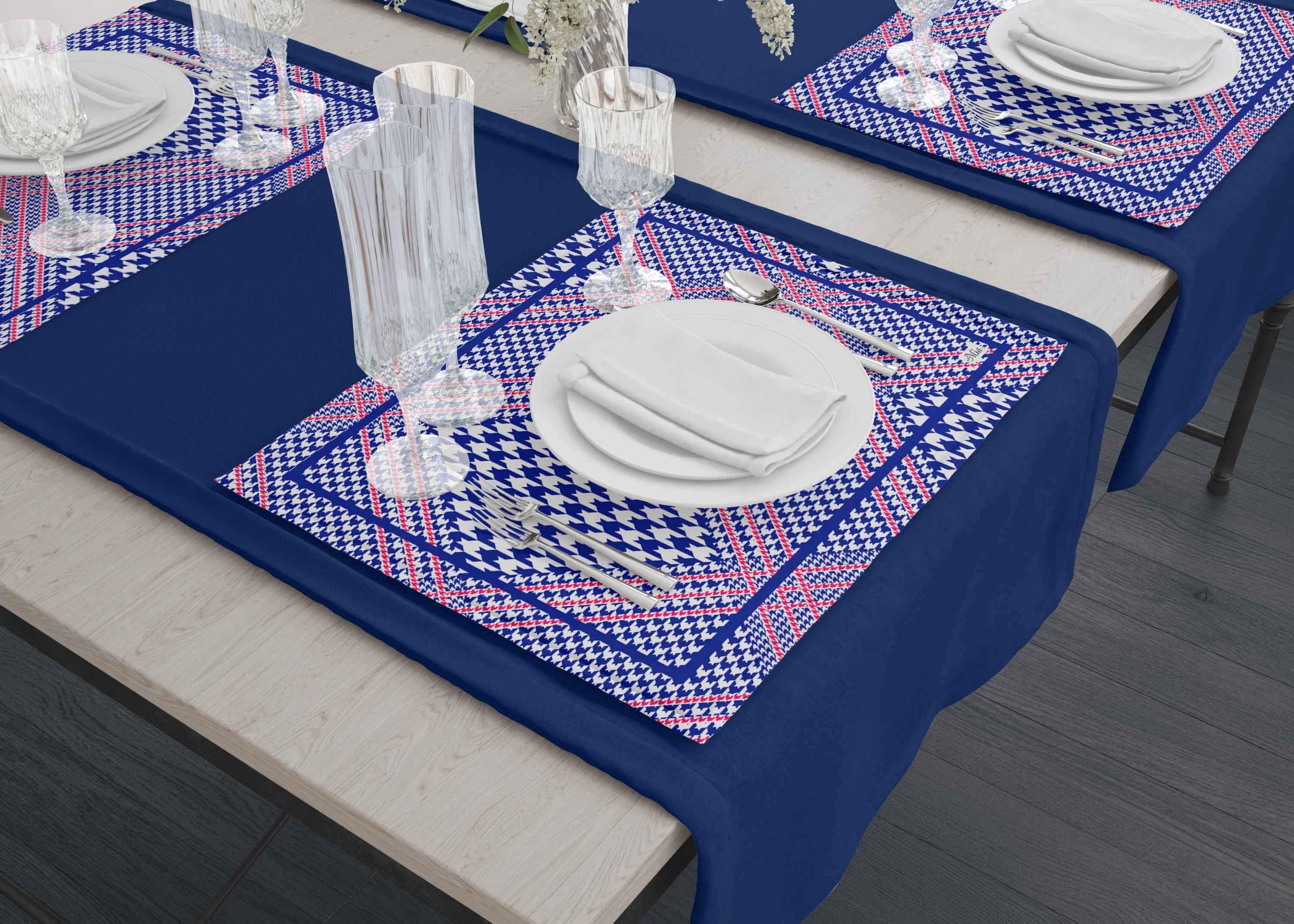 Plaid -1 American Service 6 Piece Set - 50 x 35 Cm