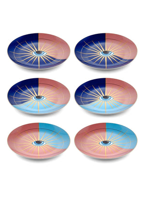 Eye Cake Plate for 6 People - Exporgin | Türkiye Comes to You