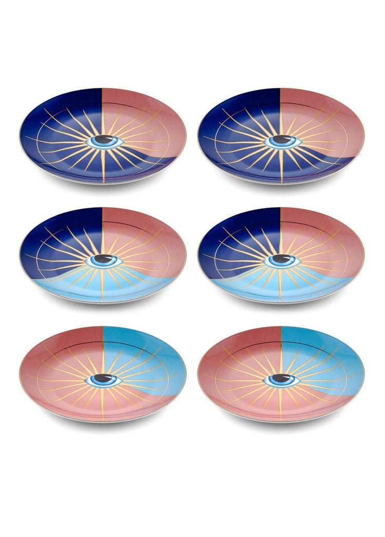 Eye Cake Plate for 6 People - Exporgin | Türkiye Comes to You