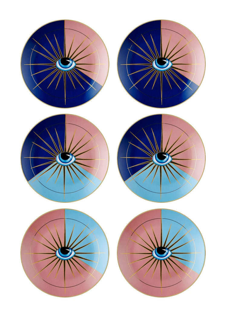 Eye Cake Plate for 6 People - Exporgin | Türkiye Comes to You