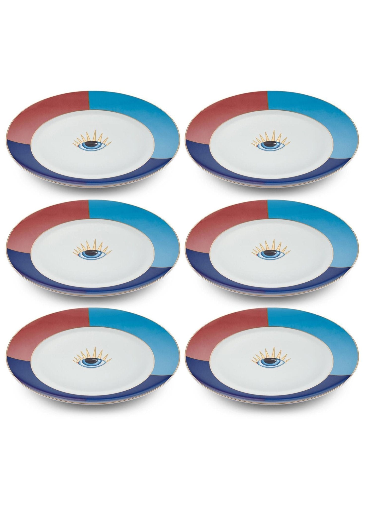 Eye Serving Plate for 6 Persons - Exporgin | Türkiye Comes to You