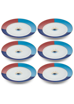 Eye Serving Plate for 6 Persons - Exporgin | Türkiye Comes to You