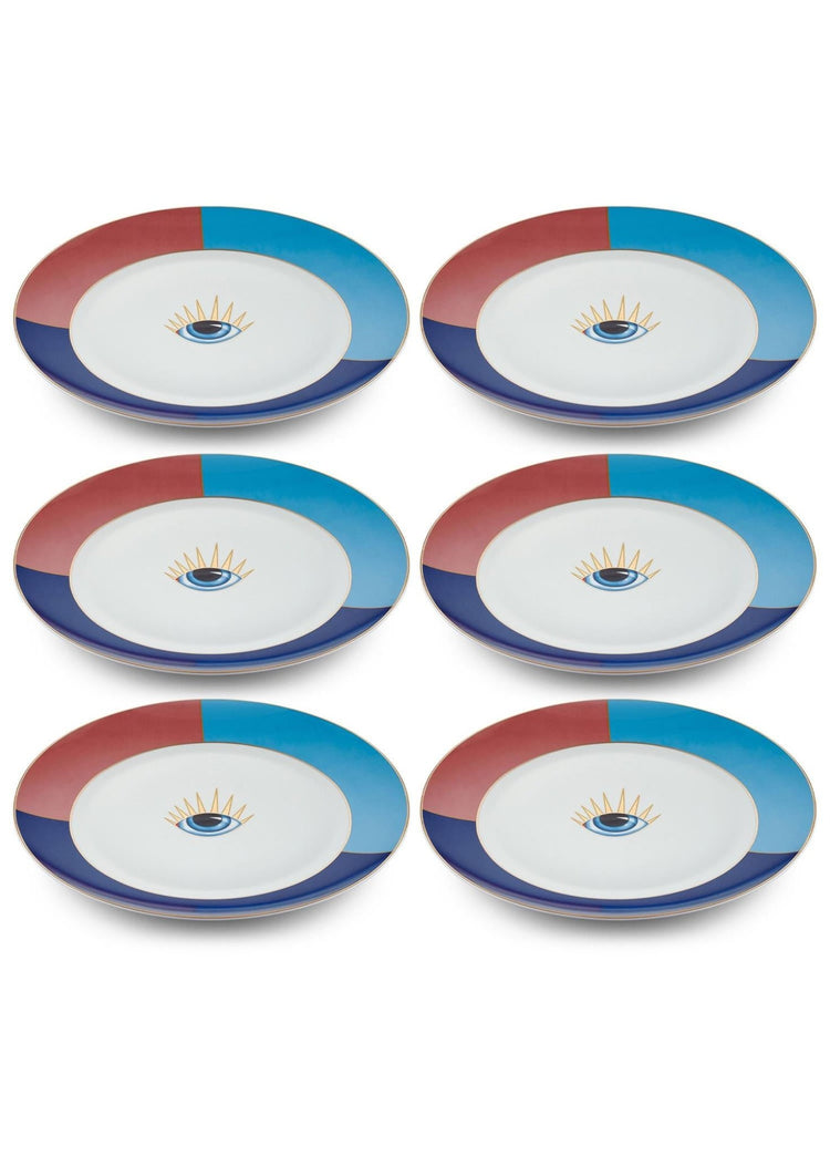 Eye Serving Plate for 6 Persons - Exporgin | Türkiye Comes to You