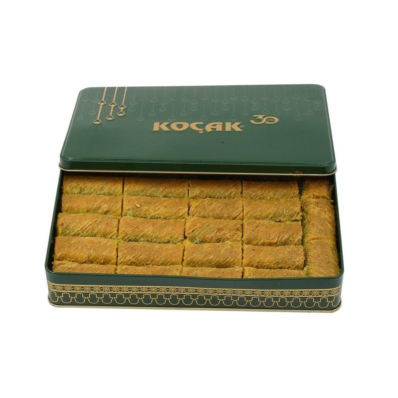 Famous Gaziantep Koçak Burmese Kadayif - Traditional Turkish Dessert - Premium Pistachios - Exporgin - Global Shopping Site