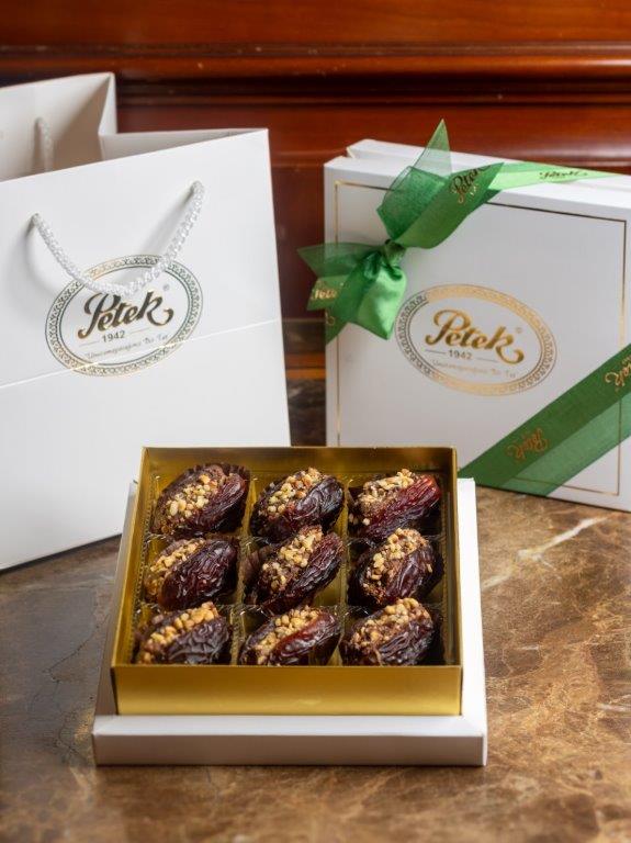 Petek 1942 Hazelnut, Dark Chocolate and Kadayif Filled Dates 360g