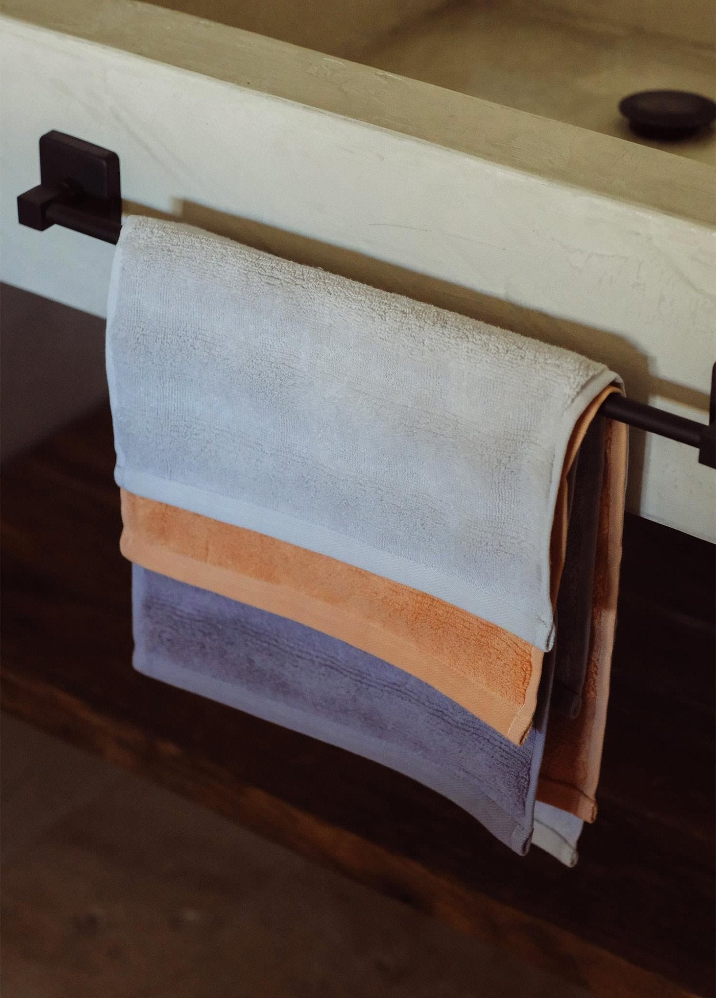 Asciugamano Grigio - Cotone Fine - Ultra Morbido e Assorbente - 50x30 cm - Exporgin - Global Shopping Site