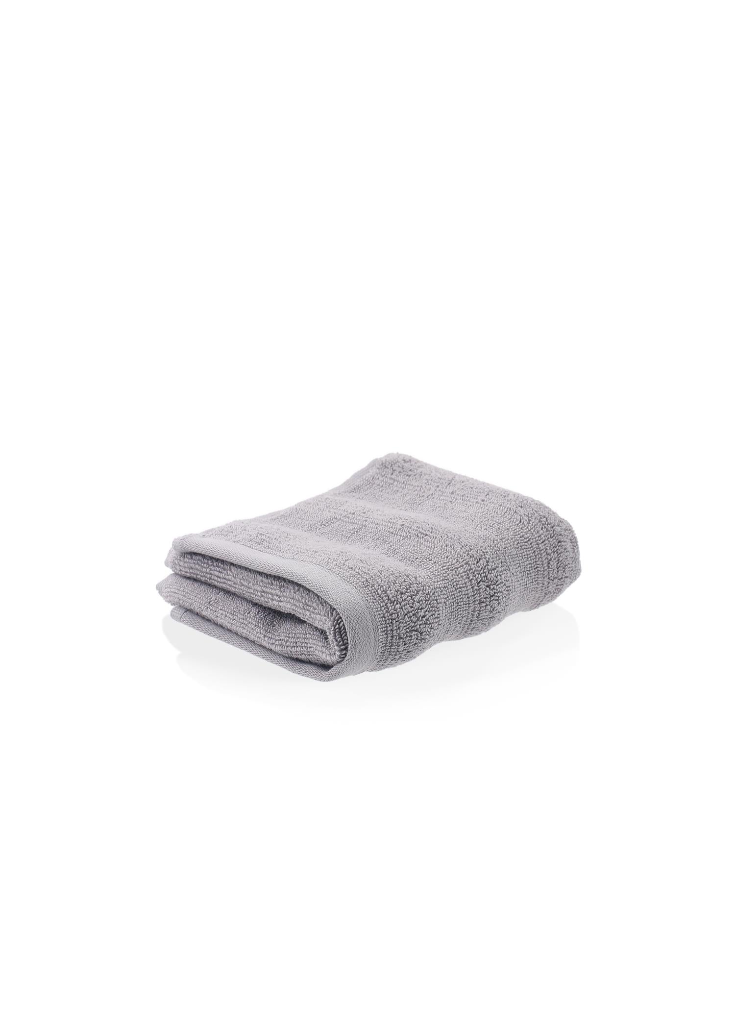 Fine Cotton Gray Hand Towel 50x30 Cm