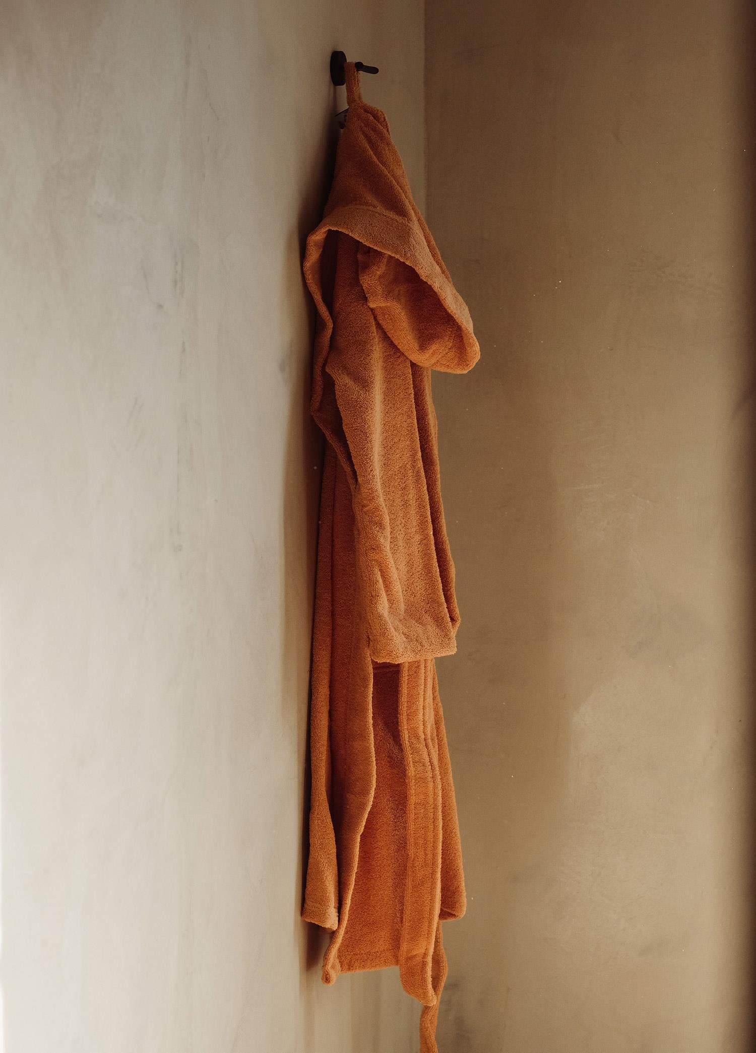 Fine Cotton TerraCotta Bathrobe Small Medium