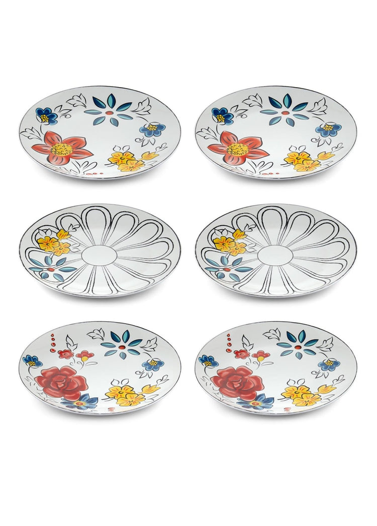 Fiore Cake Plate for 6 People - Exporgin - Global Shopping Site