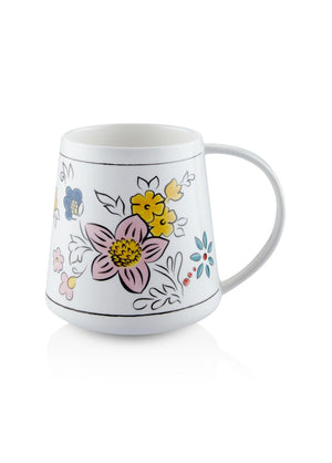 Fiore Porcelain Mug KPA0253 340 cc - Exporgin - Global Shopping Site