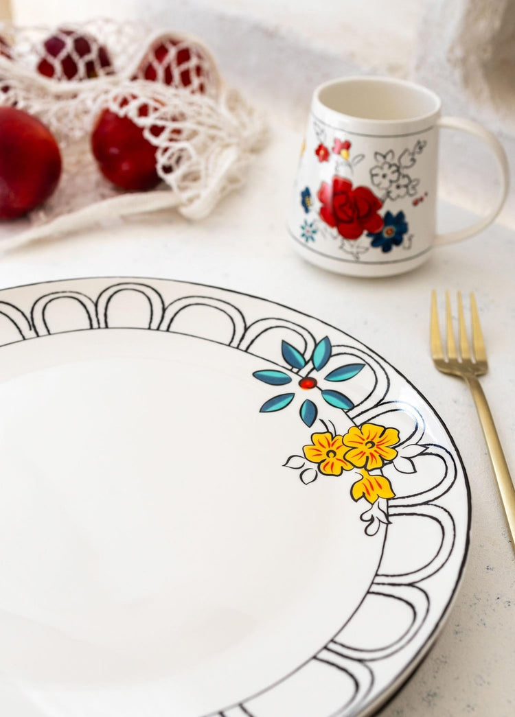 Fiore Serving Plate for 6 People - Exporgin - Global Shopping Site
