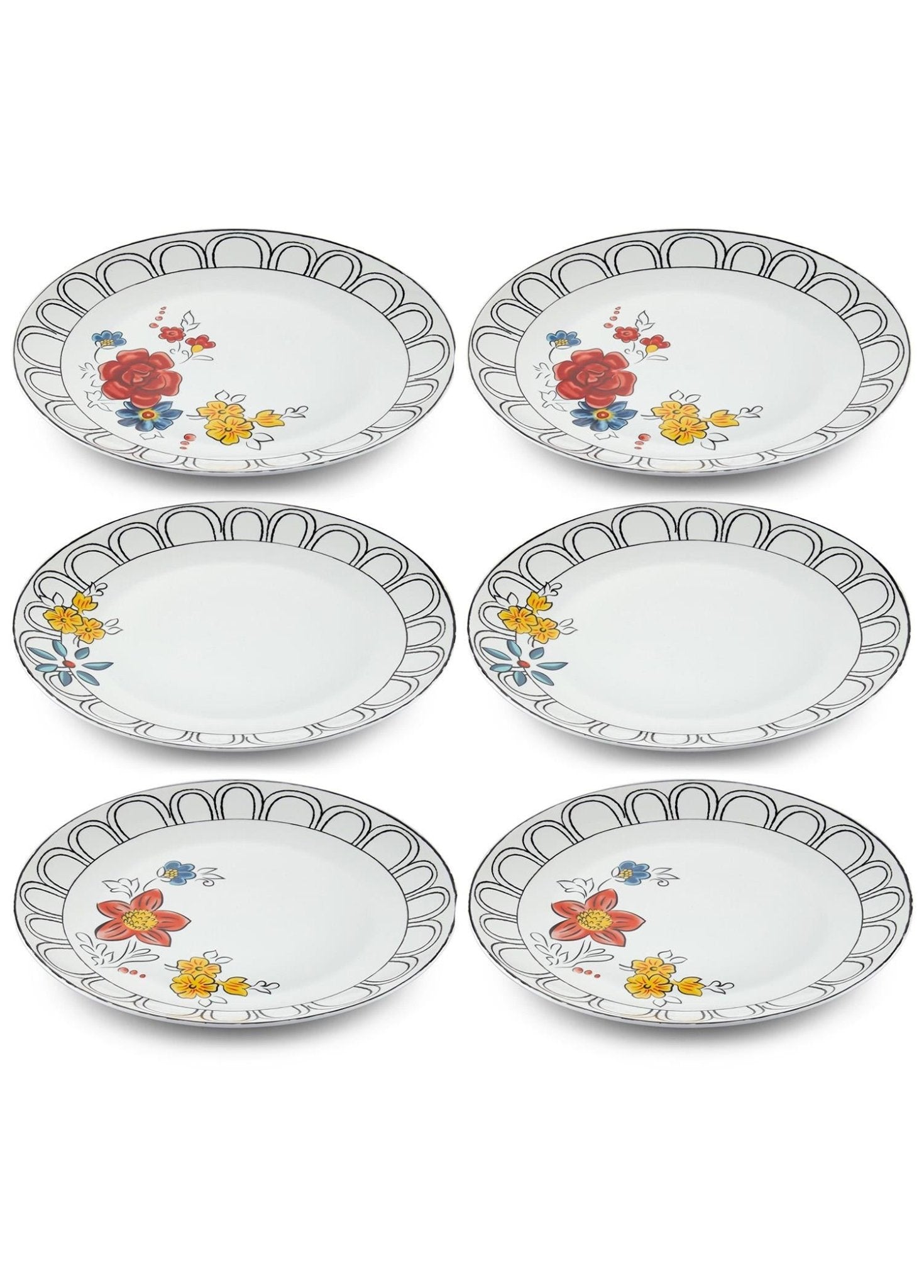 Fiore Serving Plate for 6 People - Exporgin - Global Shopping Site