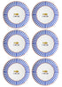 Fisch-Servierteller-Set, 6 Stück, 26 cm – Exporgin – Global Shopping Site