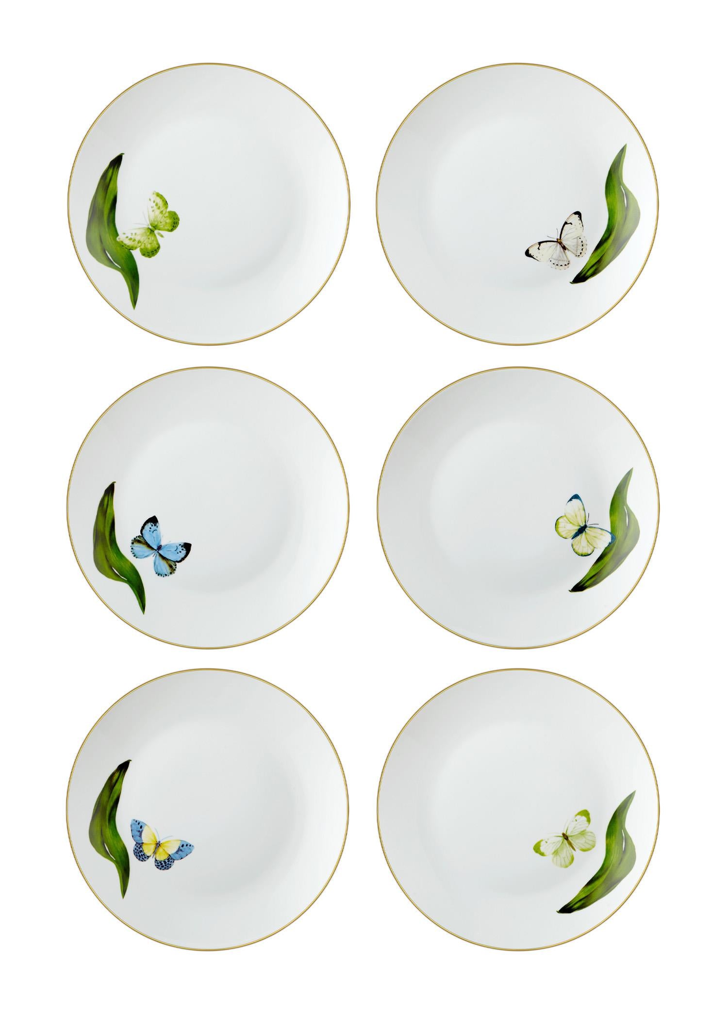 Folium Cake Plate for 6 People